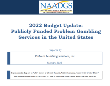 National Association of Administrators for Disordered Gambling Services ...